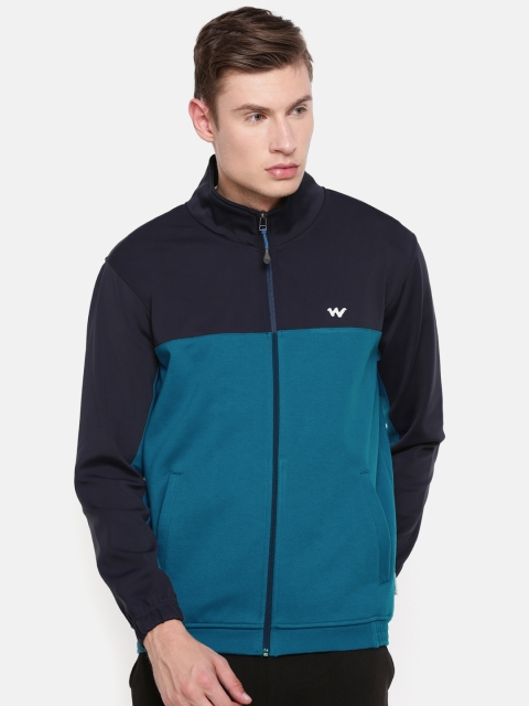 

Wildcraft Men Blue Softshell 2 Tone Bonded HYPAWARM Colourblocked Sporty Soft Shell 2 Tone Jacket, Navy blue