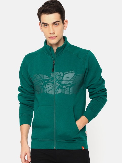 

Wildcraft Men Green Printed Rock Sweatshirt