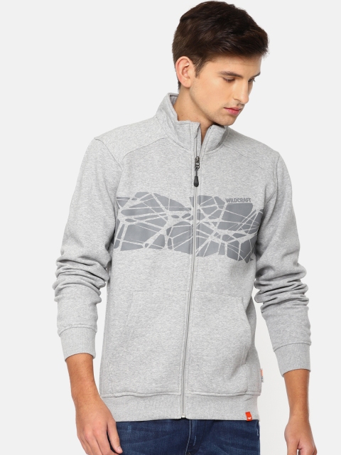 

Wildcraft Men Grey Printed Rock Sweatshirt