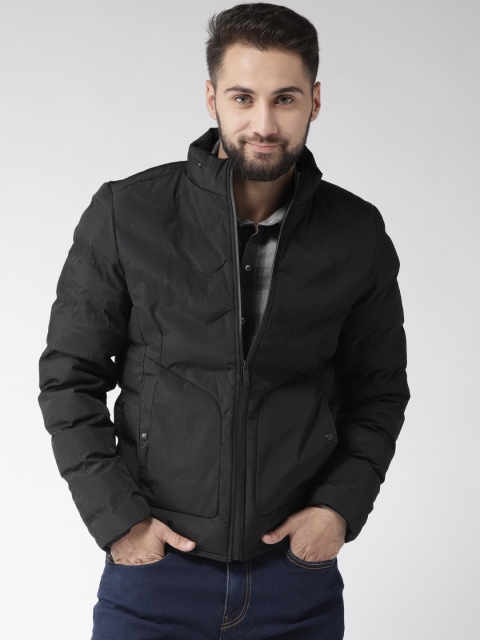 

Fort Collins Men Black Solid Padded Jacket