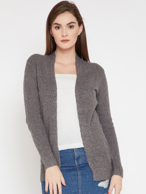 

RARE Taupe Solid Open Front Shrug