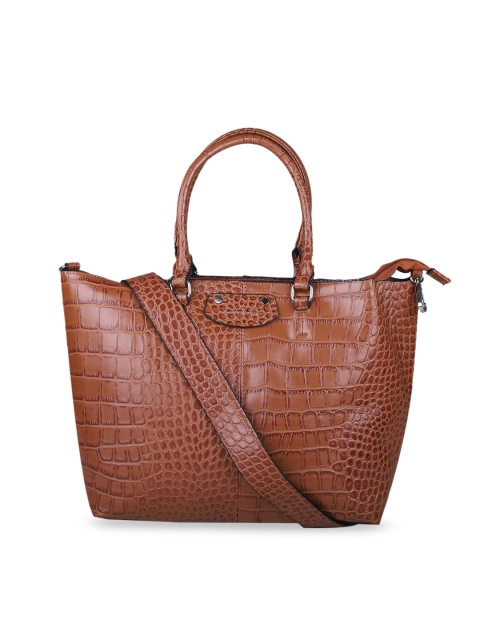 

GIORDANO Brown Textured Tote Bag