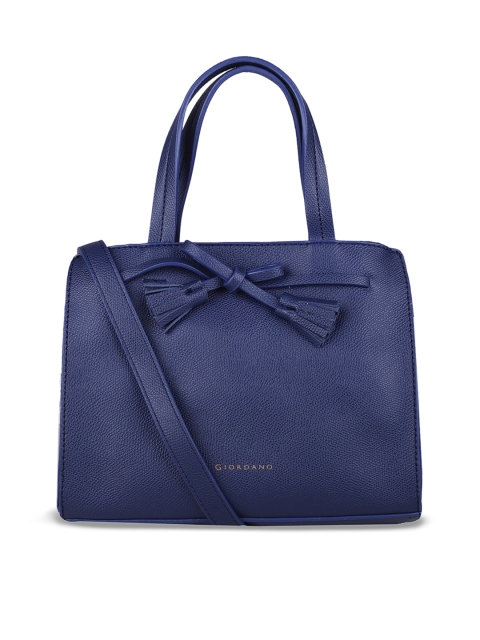 

GIORDANO Blue Solid Handheld Bag