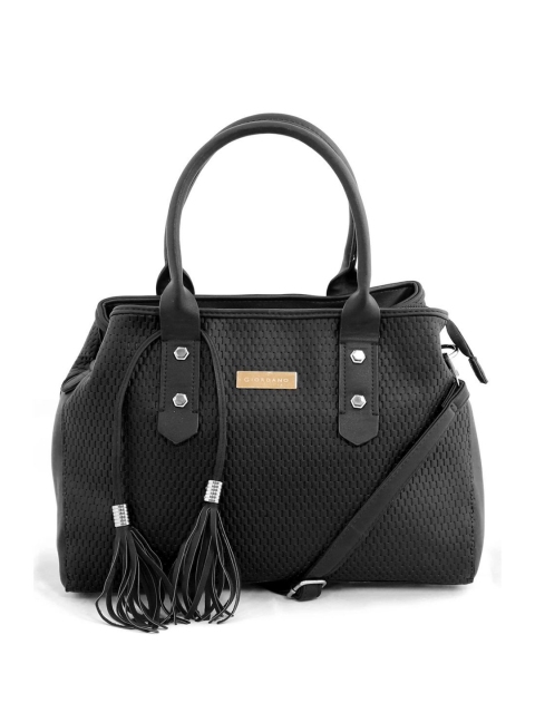 

GIORDANO Black Solid Handheld Bag