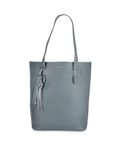 

GIORDANO Blue Solid Tote Bag