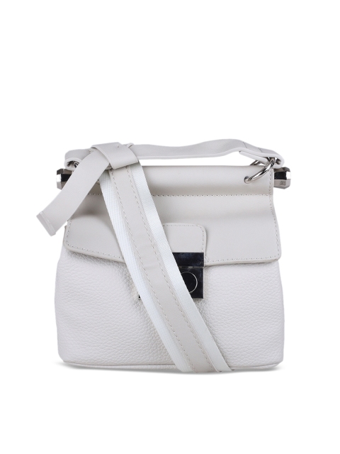 

GIORDANO White Solid Satchel