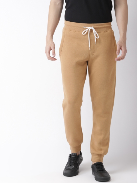 

FOREVER 21 Men Beige Regular Fit Solid Joggers