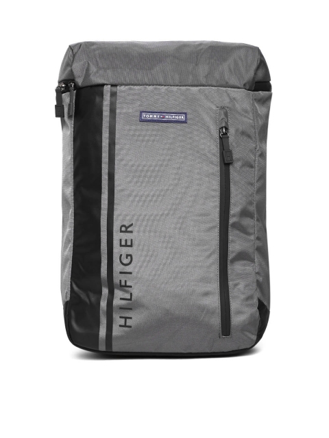 

Tommy Hilfiger Unisex Grey Solid Backpack