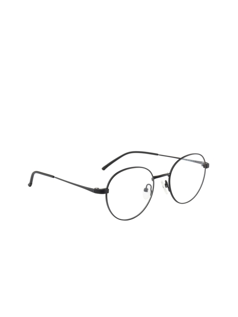 

Ted Smith Unisex Black Solid Full Rim Round Frames