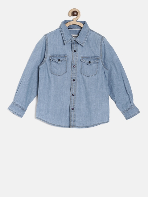 

Pepe Jeans Boys Blue Indigo Casual Shirt