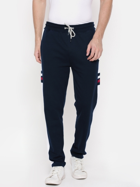 

Nautica Men Navy Blue Slim Fit Solid Regular Trousers