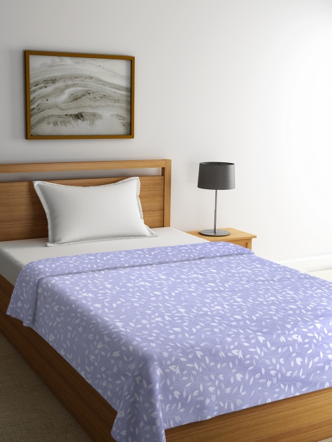 

Trident Lavender Floral AC Room 210 GSM Single Bed Blanket
