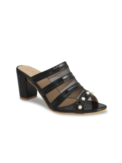 

pelle albero Women Black Solid Mules