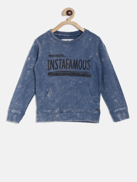 

Lee Cooper Boys Blue Solid Sweatshirt
