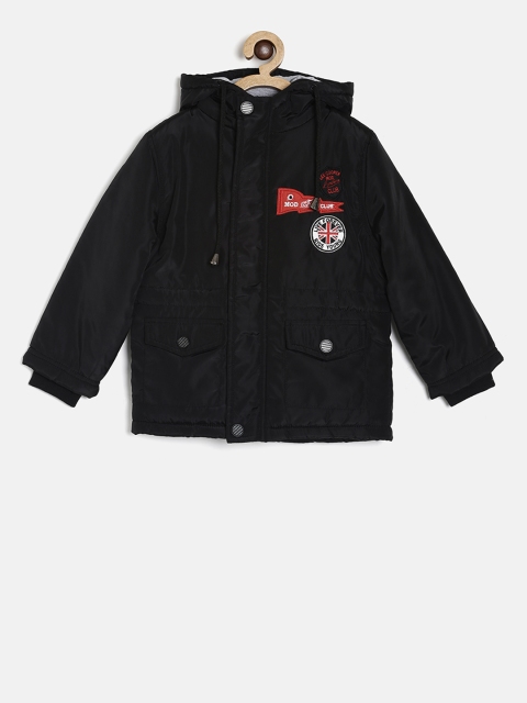

Lee Cooper Boys Black Open Front Jacket
