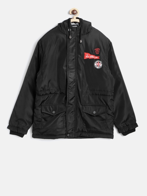 

Lee Cooper Boys Black Solid Padded Jacket