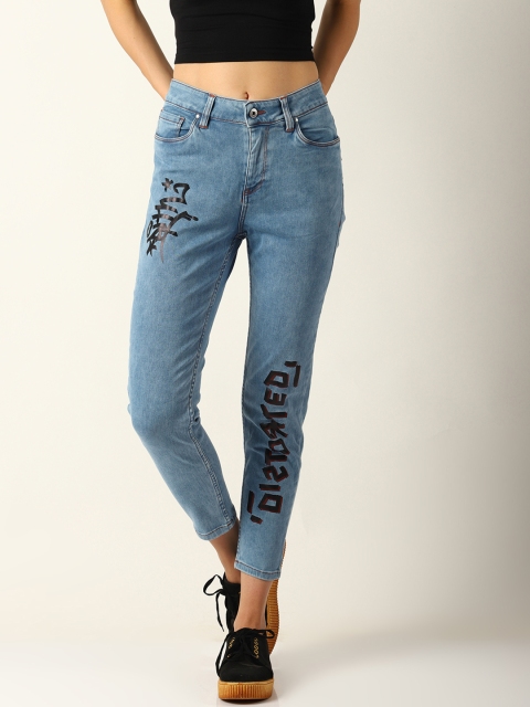 

Blue Saint Women Blue Slim Fit Mid-Rise Clean Look Stretchable Jeans
