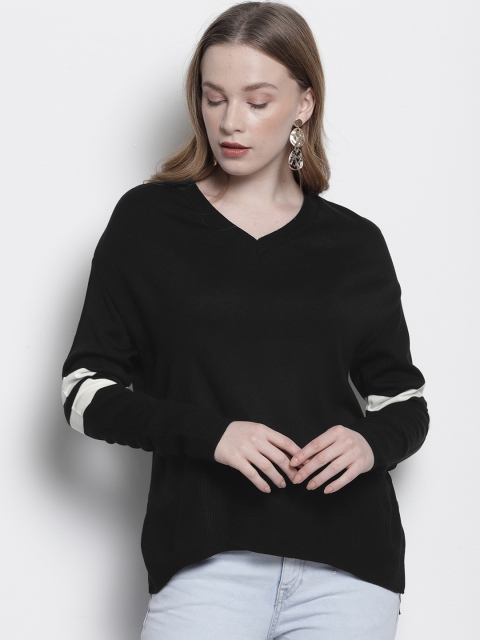 

DOROTHY PERKINS Women Black Solid Sweater