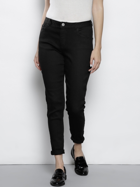 

DOROTHY PERKINS Women Black Ashley Skinny Fit Mid-Rise Clean Look Stretchable Jeans