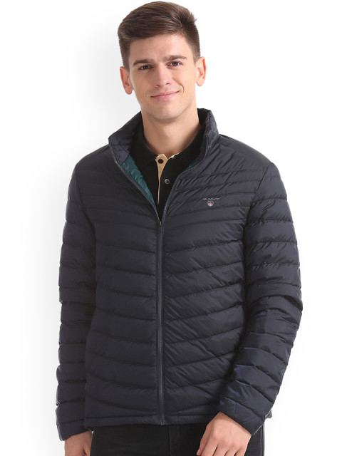 

GANT Men Blue Solid Puffer Jacket