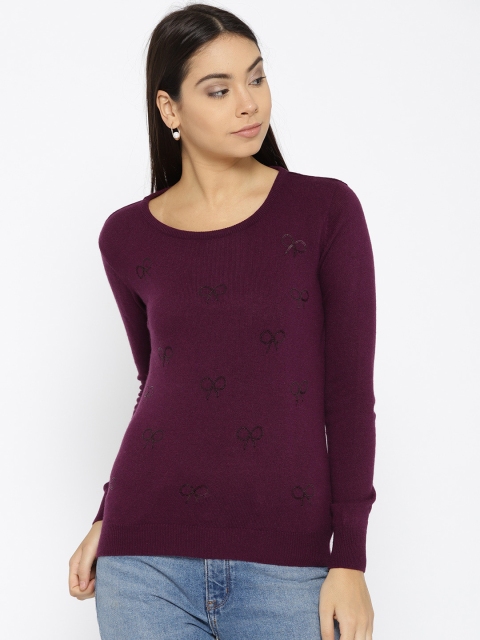 

Species Women Purple Sequinned Pullover