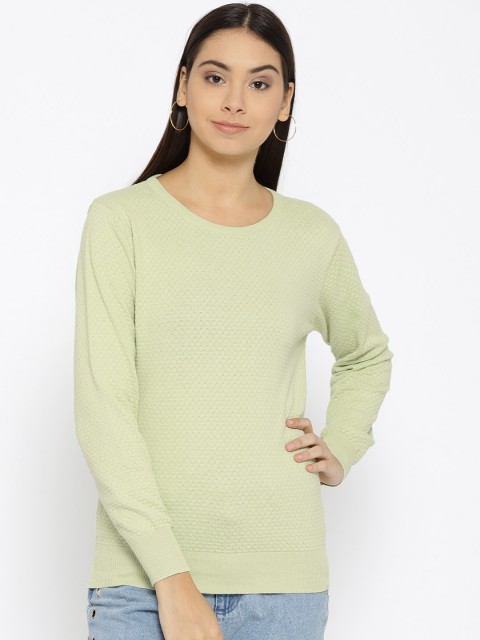

Species Women Green Self Design Pullover