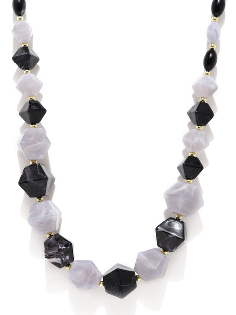 

ToniQ Black and Grey Necklace