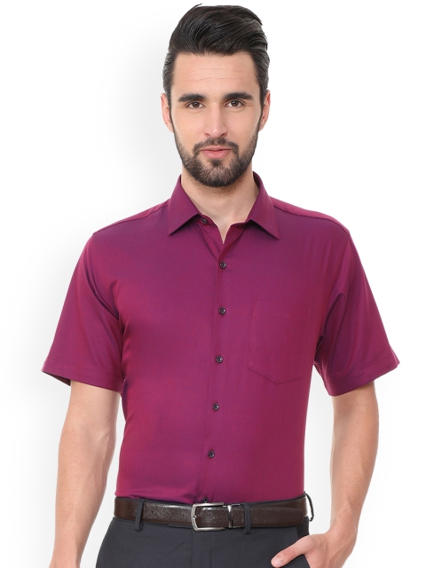

Van Heusen Men Purple Regular Fit Solid Formal Shirt