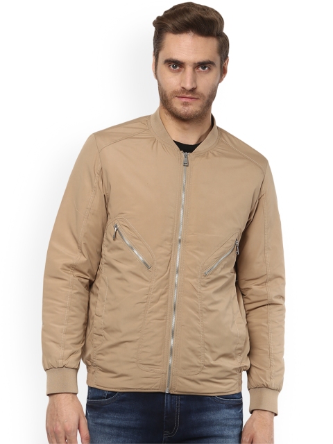 

Mufti Men Khaki Solid Tailored Jacket