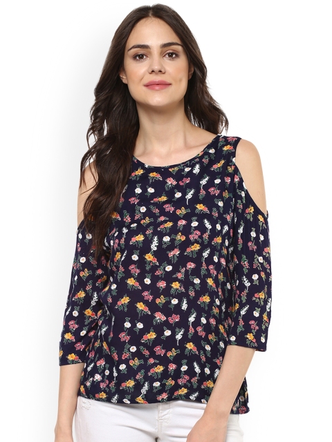 

Mayra Women Blue Printed Top