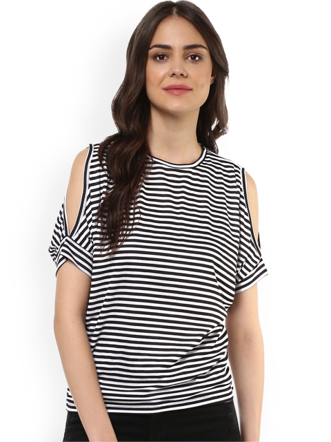 

Mayra Women White Striped Top