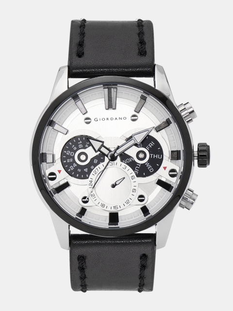 

GIORDANO Men White Analogue Watch C1060-01