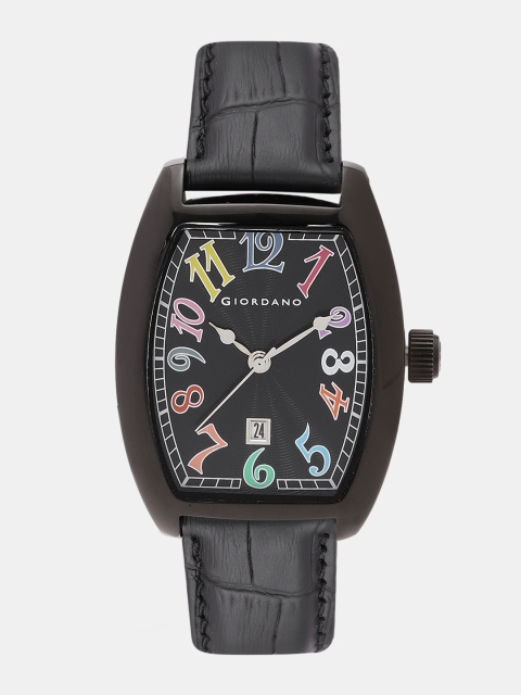 

GIORDANO Men Black Analogue Watch 1552-04