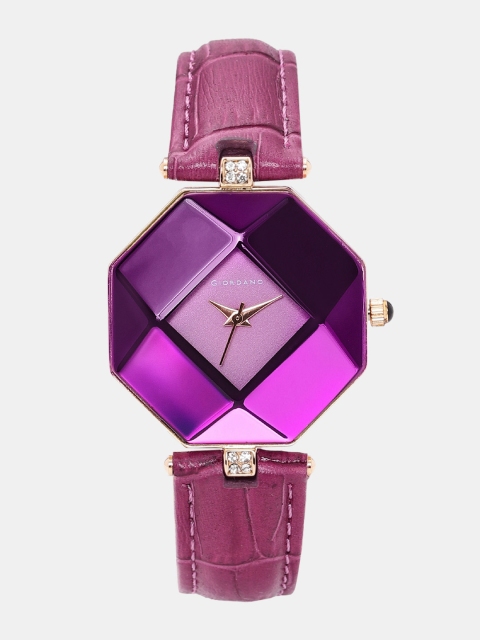 

GIORDANO Women Pink Analogue Watch C2074-04