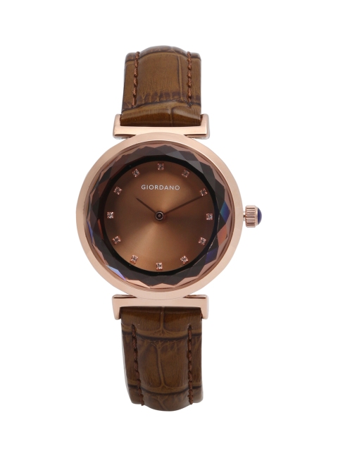 

GIORDANO Women Brown Analogue Watch C2102-02