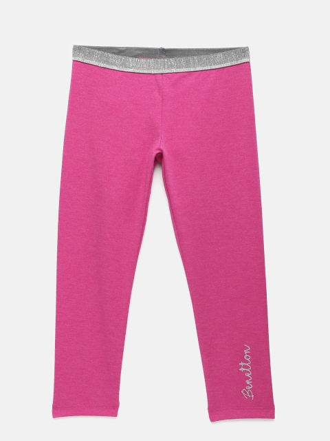 

United Colors of Benetton Girls Pink Leggings