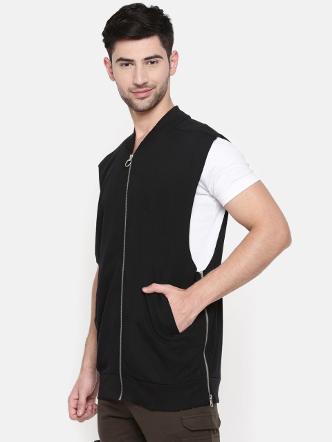 

SKULT by Shahid Kapoor Men Black Solid Tailored Jacket