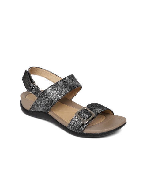 

Lee Cooper Men Grey Printed Open Toe Sandals