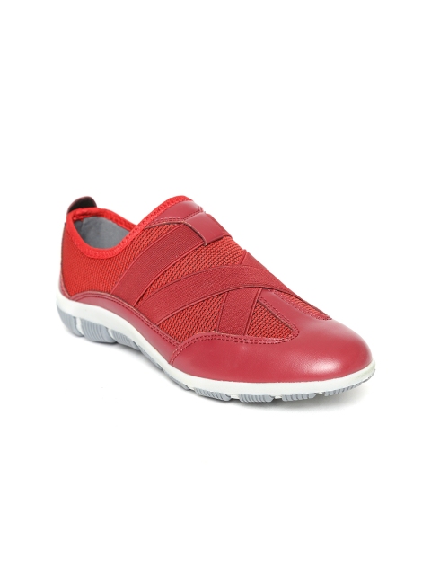 

Lee Cooper Women Maroon Slip-On Sneakers