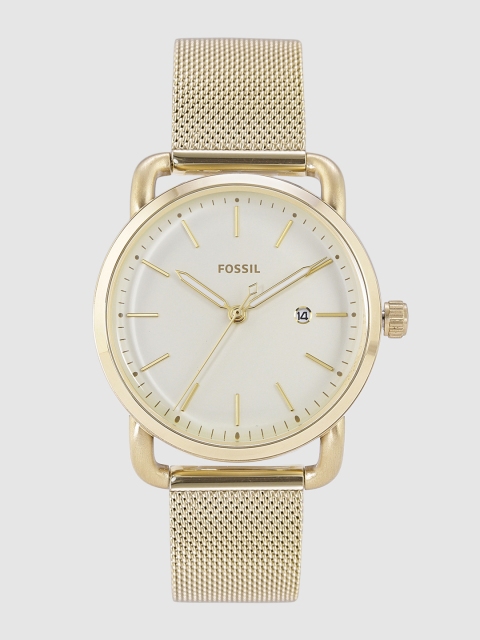 

Fossil Women Cream-Coloured Analogue Watch ES4332I