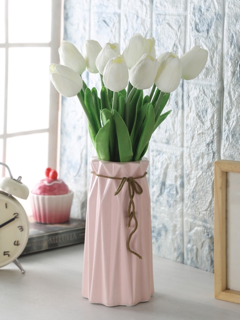

Fourwalls Set Of 12 White Tulip Flower Stems