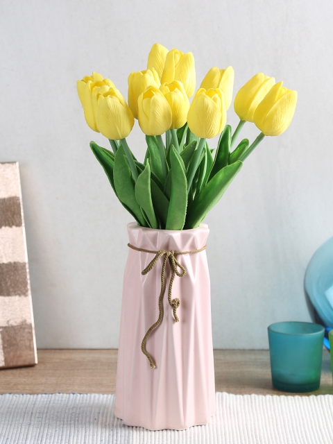 

Fourwalls Set Of 12 Yellow Tulip Flower Stems