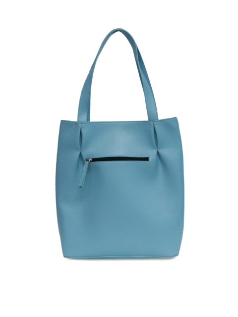

Diwaah Blue Solid Tote Bag