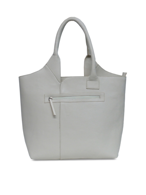 

Diwaah White Solid Handheld Bag