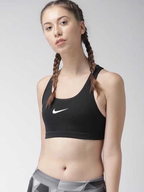 

Nike Black AS SWOOSH Padded Sports Bra