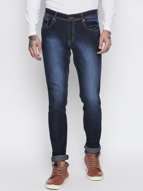 

High Star Men Blue Slim Fit Mid-Rise Clean Look Stretchable Jeans
