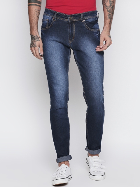 

High Star Men Blue Slim Fit Mid-Rise Clean Look Stretchable Jeans