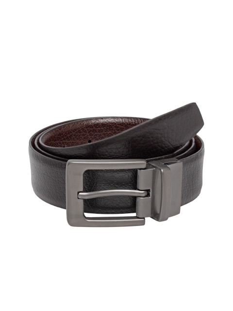 

Teakwood Leathers Men Black Leather Solid Belt
