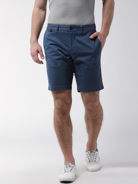 

Tommy Hilfiger Men Navy Blue Printed Regular Fit Shorts