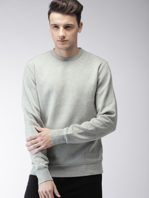 

Tommy Hilfiger Men Grey Solid Sweatshirt